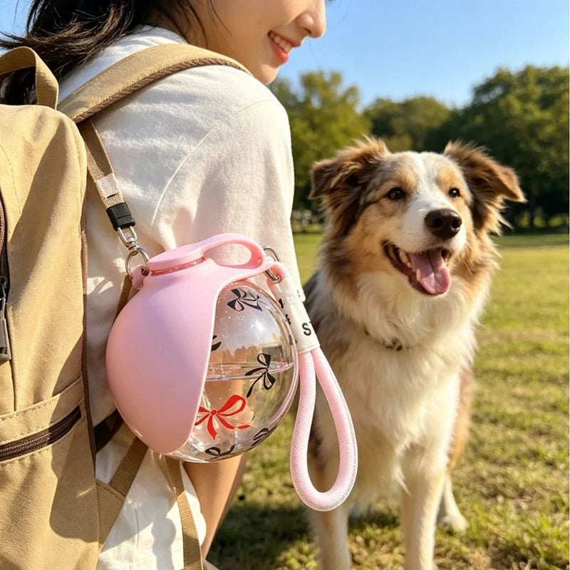 Leak-Proof Feeder Bottle For Outdoor 2-in-1 Silicon