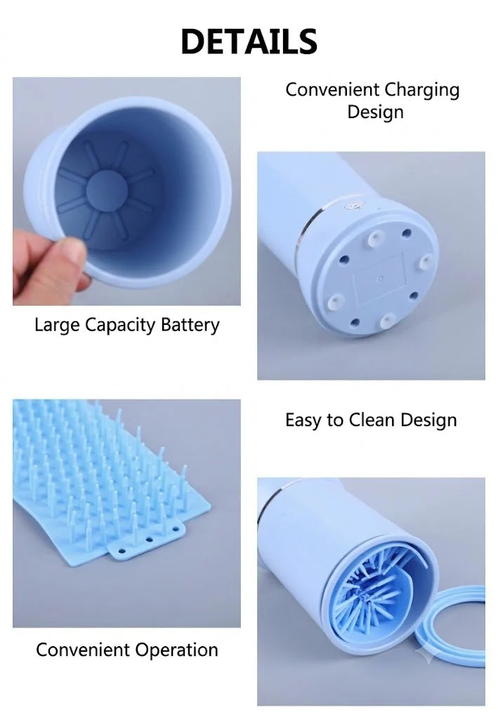 PawPure™ Electric Dog Paw Cleaner — Automatic Paw Washing System for Cleaner Paws & a Cleaner Home