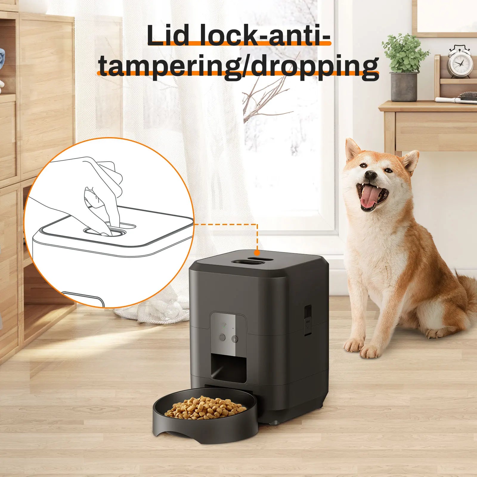 SmartLife WiFi Pet Feeder Pro — Automatic Food Dispenser with Timed Portion Control