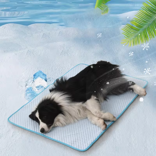 Pet Cooling Mat Ice Silk Breathable Dog-Cat Pad